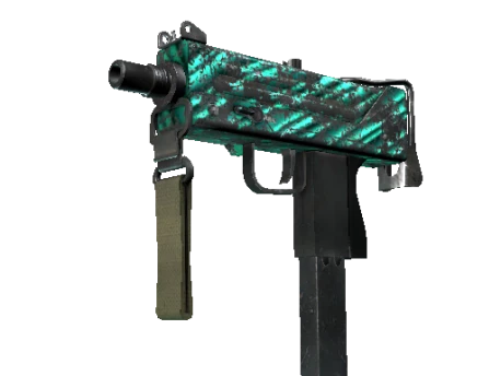 StatTrak™ MAC-10 | Malachite (Battle-Scarred)