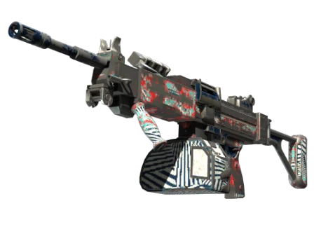 StatTrak™ Negev | Dazzle (Battle-Scarred)