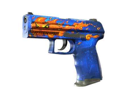 StatTrak™ P2000 | Fire Elemental (Minimal Wear)