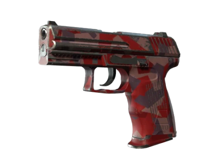 StatTrak™ P2000 | Красные фрагменты (После полевых испытаний)