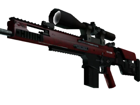 StatTrak™ SCAR-20 | Crimson Web (Minimal Wear)