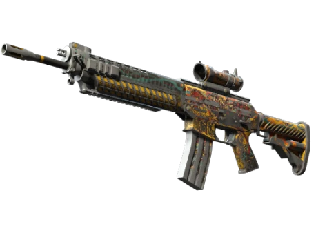 StatTrak™ SG 553 | Colony IV (Battle-Scarred)