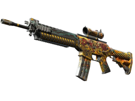 StatTrak™ SG 553 | Colony IV (Well-Worn)