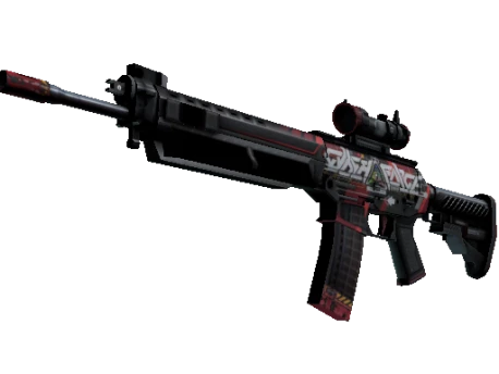 StatTrak™ SG 553 | Cyberforce (Well-Worn)