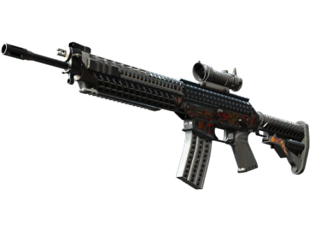 StatTrak™ SG 553 | Heavy Metal (Factory New)