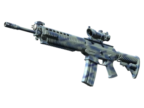 StatTrak™ SG 553 | Брызги волны (Немного поношенное)