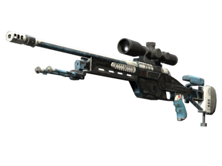 StatTrak™ SSG 08 | Ghost Crusader (Battle-Scarred)