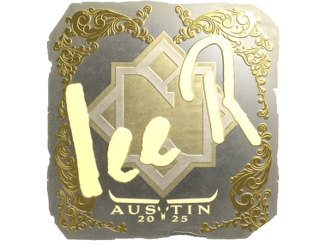 Sticker | 1eeR (Gold) | Austin 2025