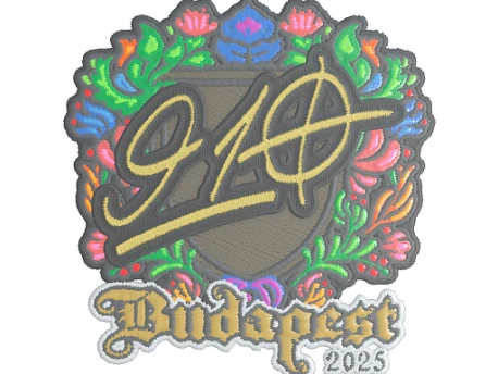 Sticker | 910 (Embroidered) | Budapest 2025