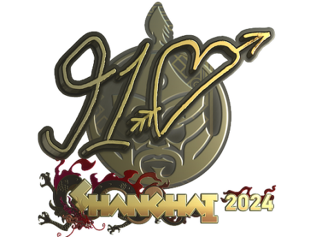 Sticker | 910 (Gold) | Shanghai 2024