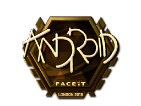 Sticker | ANDROID (Gold) | London 2018