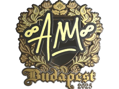 Sticker | AW (Gold) | Budapest 2025