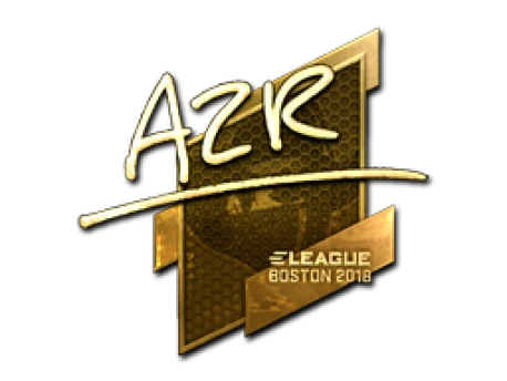 Sticker | AZR (Gold) | Boston 2018