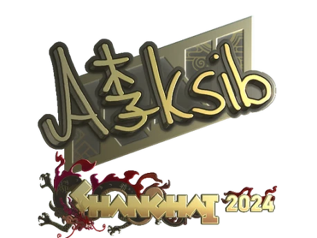 Sticker | Aleksib (Gold) | Shanghai 2024