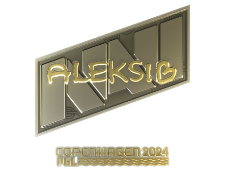 Sticker | Aleksib (Gold) | Copenhagen 2024