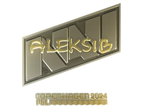 Sticker | Aleksib (Gold) | Copenhagen 2024