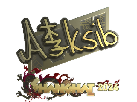 Sticker | Aleksib (Gold) | Shanghai 2024