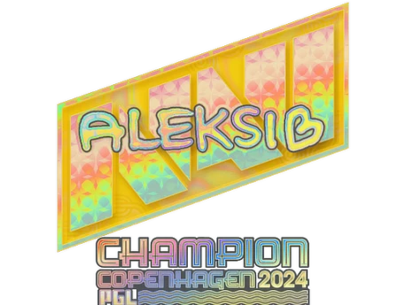 Sticker | Aleksib (Holo, Champion) | Copenhagen 2024