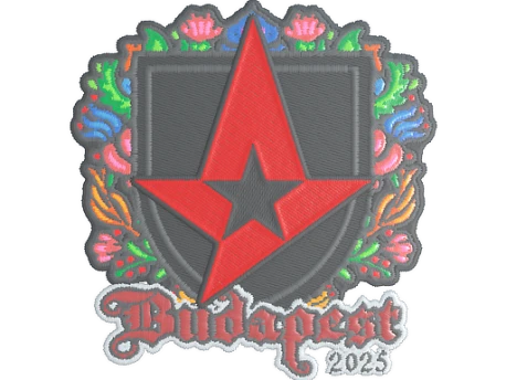 Sticker | Astralis (Embroidered) | Budapest 2025