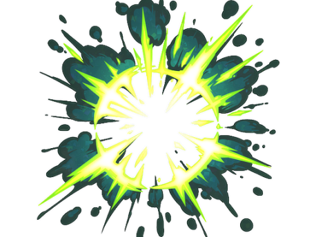 Sticker | Boom Epicenter (Glitter)