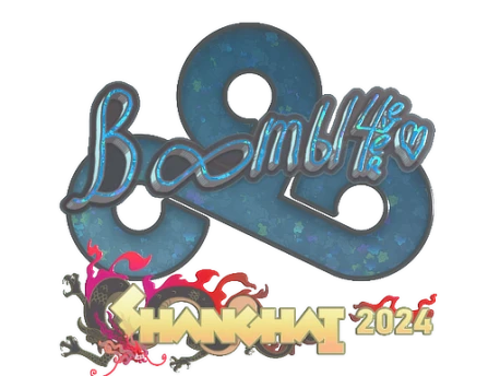 Sticker | Boombl4 (Glitter) | Shanghai 2024