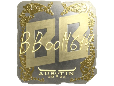 Sticker | Boombl4 (Gold) | Austin 2025