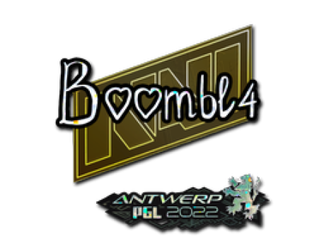Sticker | Boombl4 (Glitter) | Antwerp 2022