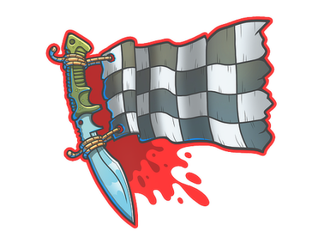 Sticker | Checkered Kukri