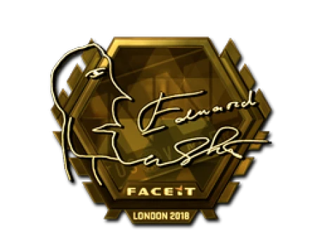 Sticker | Edward (Gold) | London 2018