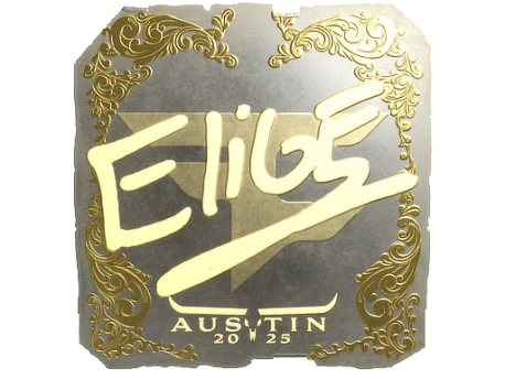 Sticker | EliGE (Gold) | Austin 2025