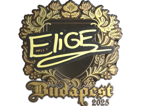 Sticker | EliGE (Gold) | Budapest 2025