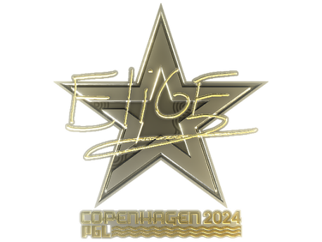 Sticker | EliGE (Gold) | Copenhagen 2024