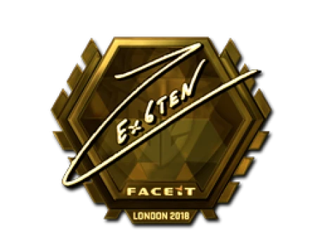Sticker | Ex6TenZ (Gold) | London 2018