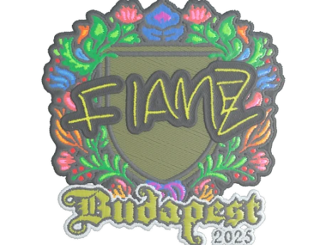 Sticker | FlameZ (Embroidered) | Budapest 2025