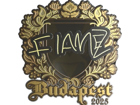 Sticker | FlameZ (Gold) | Budapest 2025