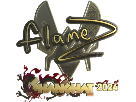 Sticker | FlameZ (Gold) | Shanghai 2024