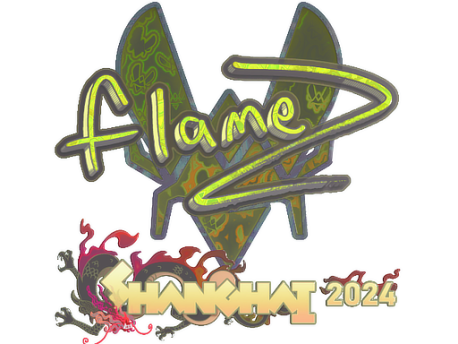 Sticker | FlameZ (Holo) | Shanghai 2024