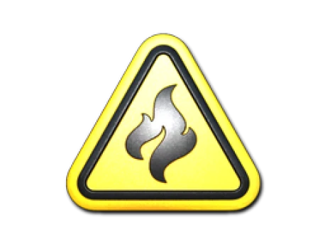 Sticker | Flammable (Foil)