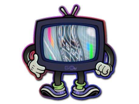Sticker | Global TV (Lenticular)