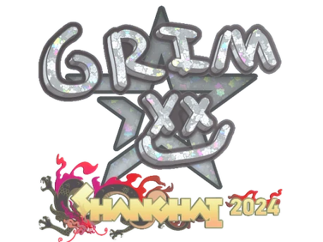 Sticker | Grim (Glitter) | Shanghai 2024