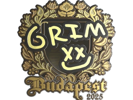 Sticker | Grim (Gold) | Budapest 2025