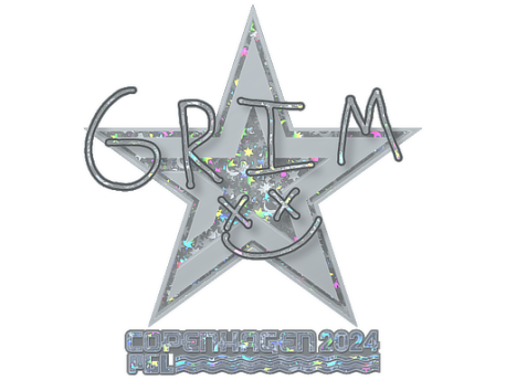 Sticker | Grim (Glitter) | Copenhagen 2024