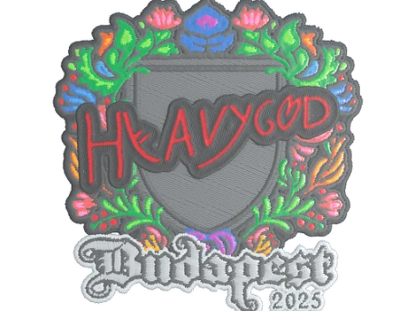 Sticker | Heavygod (Embroidered) | Budapest 2025