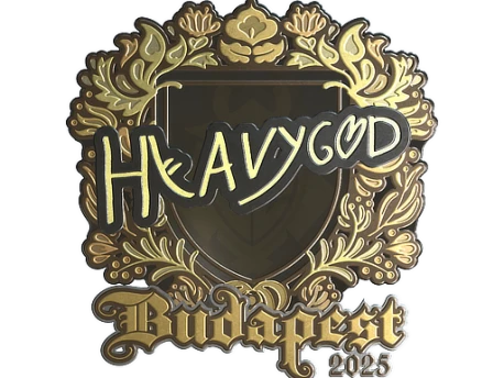 Sticker | Heavygod (Gold) | Budapest 2025