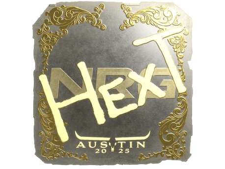 Sticker | HexT (Gold) | Austin 2025