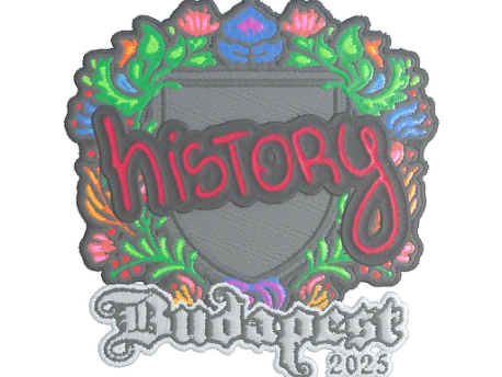 Sticker | History (Embroidered) | Budapest 2025