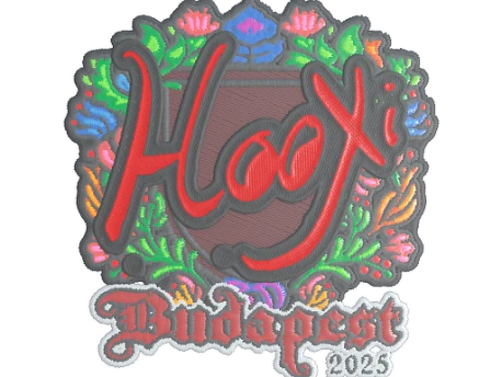 Sticker | HooXi (Embroidered) | Budapest 2025