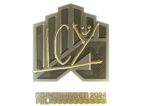 Sticker | ICY (Gold) | Copenhagen 2024