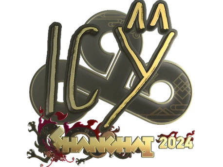 Sticker | ICY (Gold) | Shanghai 2024