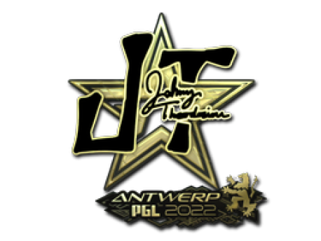 Sticker | JT (Gold) | Antwerp 2022